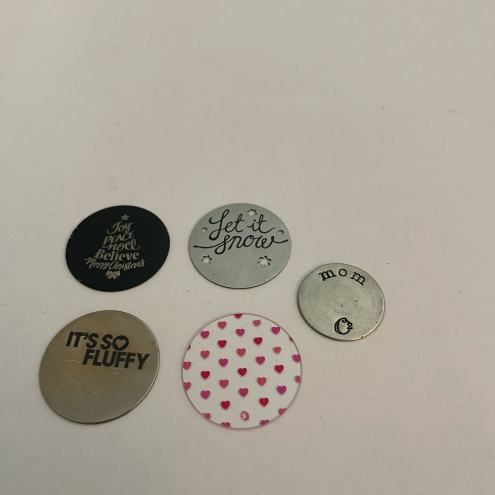 SOLD Origami owl locket plates